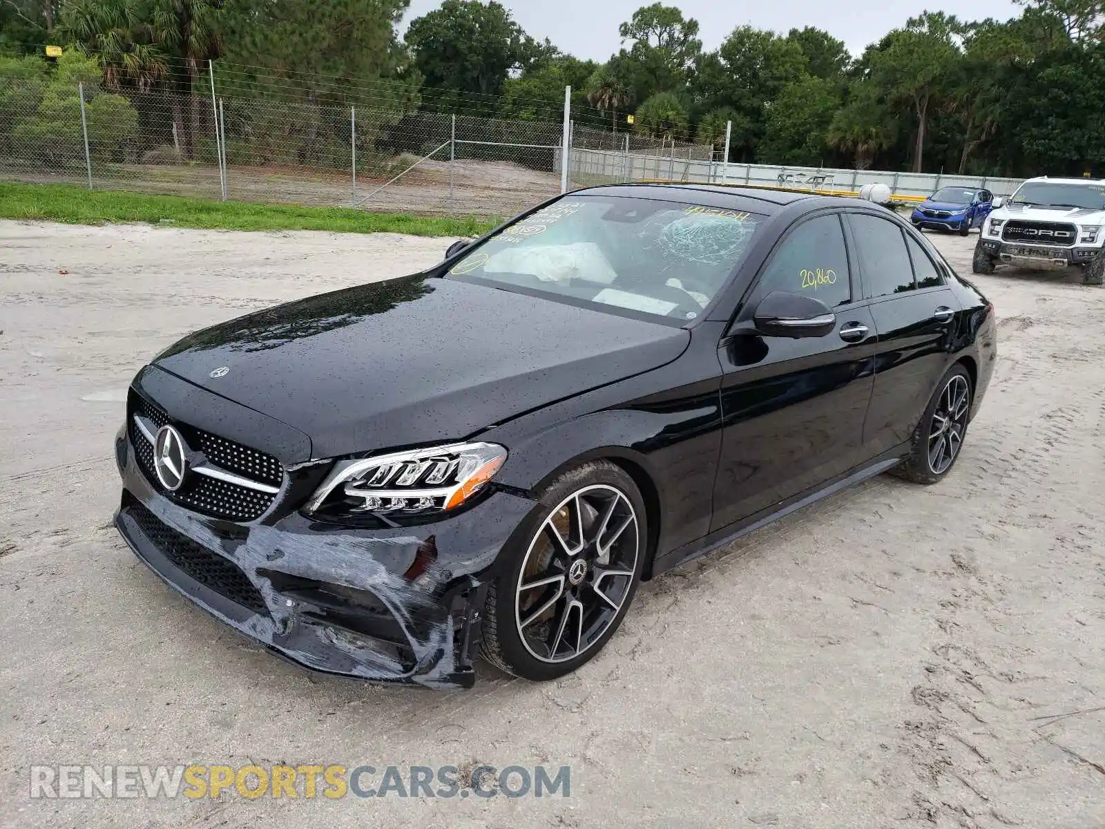 2 Photograph of a damaged car W1KWF8DB3LR573676 MERCEDES-BENZ C-CLASS 2020