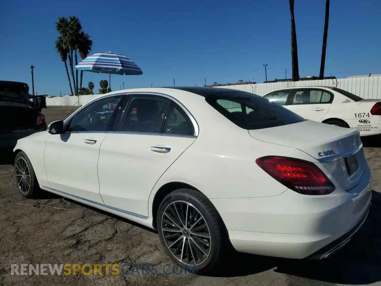 2 Photograph of a damaged car W1KWF8DB3LR601220 MERCEDES-BENZ C-CLASS 2020