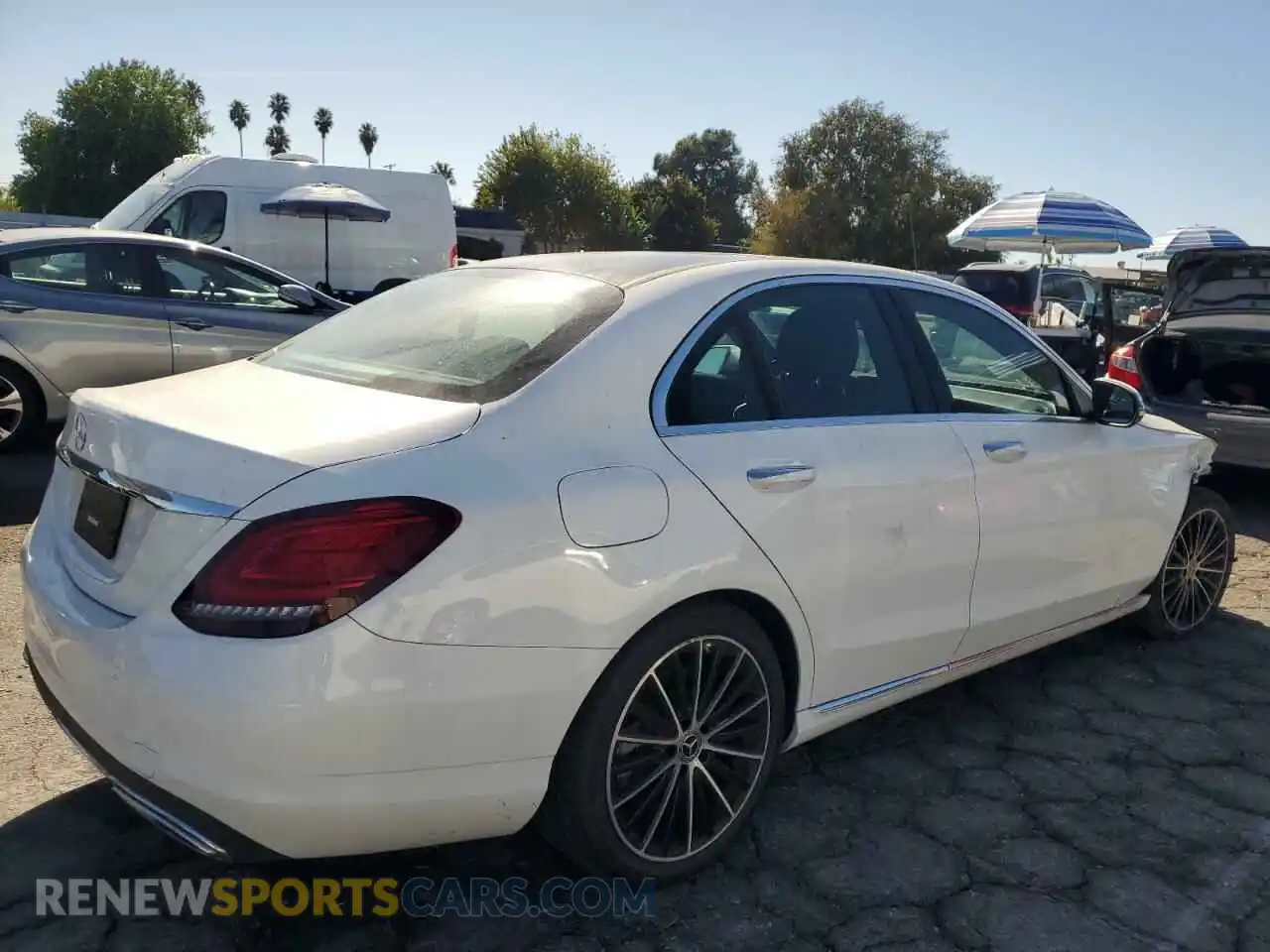 3 Photograph of a damaged car W1KWF8DB3LR601220 MERCEDES-BENZ C-CLASS 2020