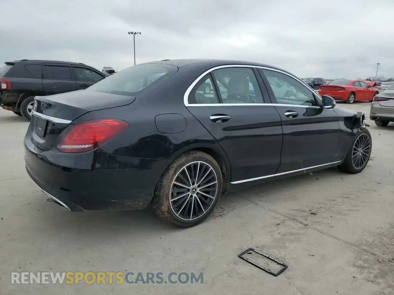 3 Photograph of a damaged car W1KWF8DB4LR570902 MERCEDES-BENZ C-CLASS 2020