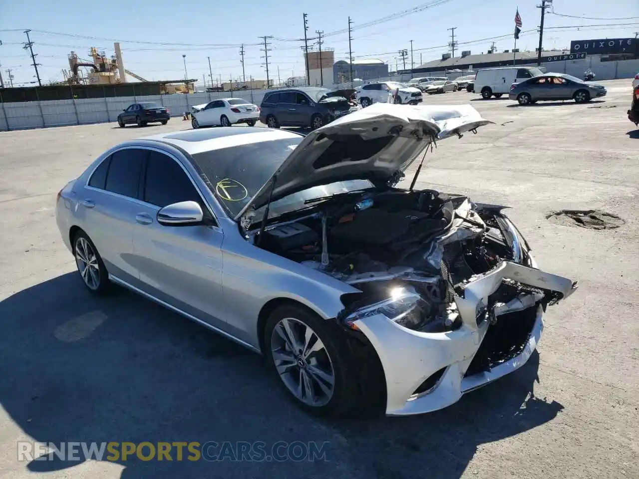 1 Photograph of a damaged car W1KWF8DB4LR570964 MERCEDES-BENZ C-CLASS 2020