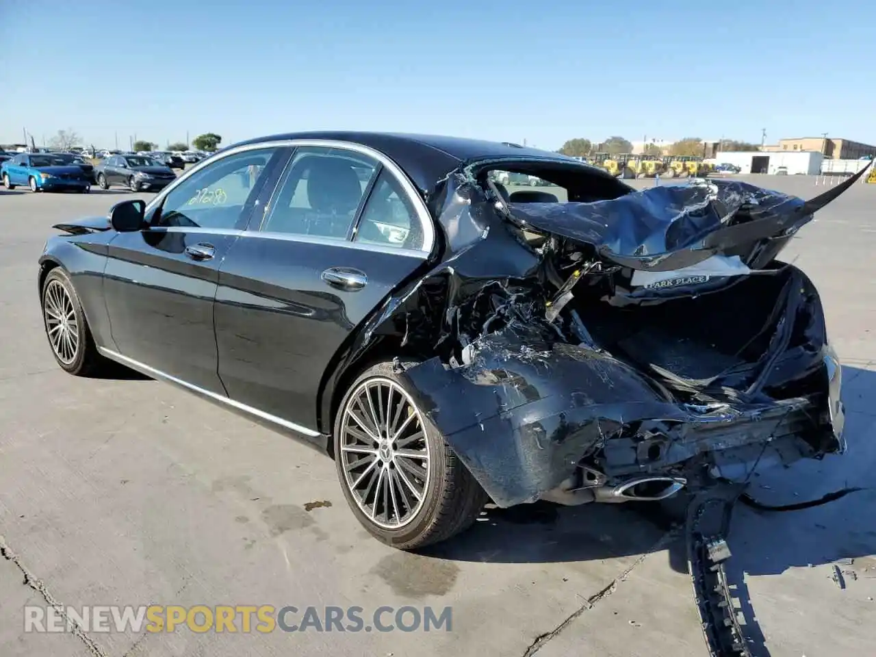 3 Photograph of a damaged car W1KWF8DB4LR575064 MERCEDES-BENZ C-CLASS 2020
