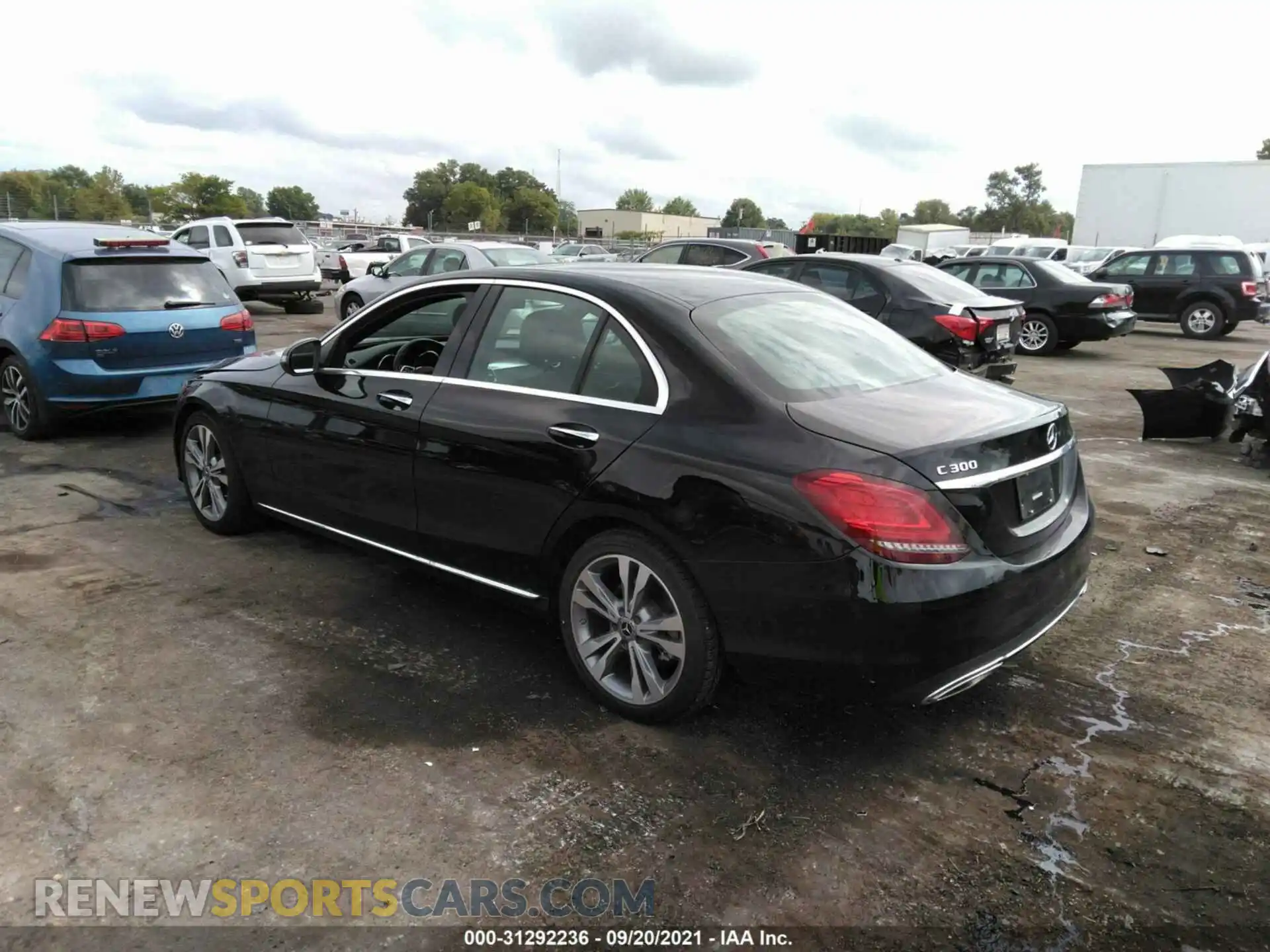 3 Photograph of a damaged car W1KWF8DB5LR567944 MERCEDES-BENZ C-CLASS 2020