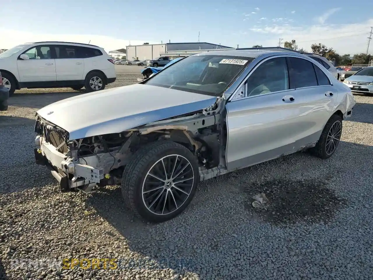 1 Photograph of a damaged car W1KWF8DB5LR582881 MERCEDES-BENZ C-CLASS 2020