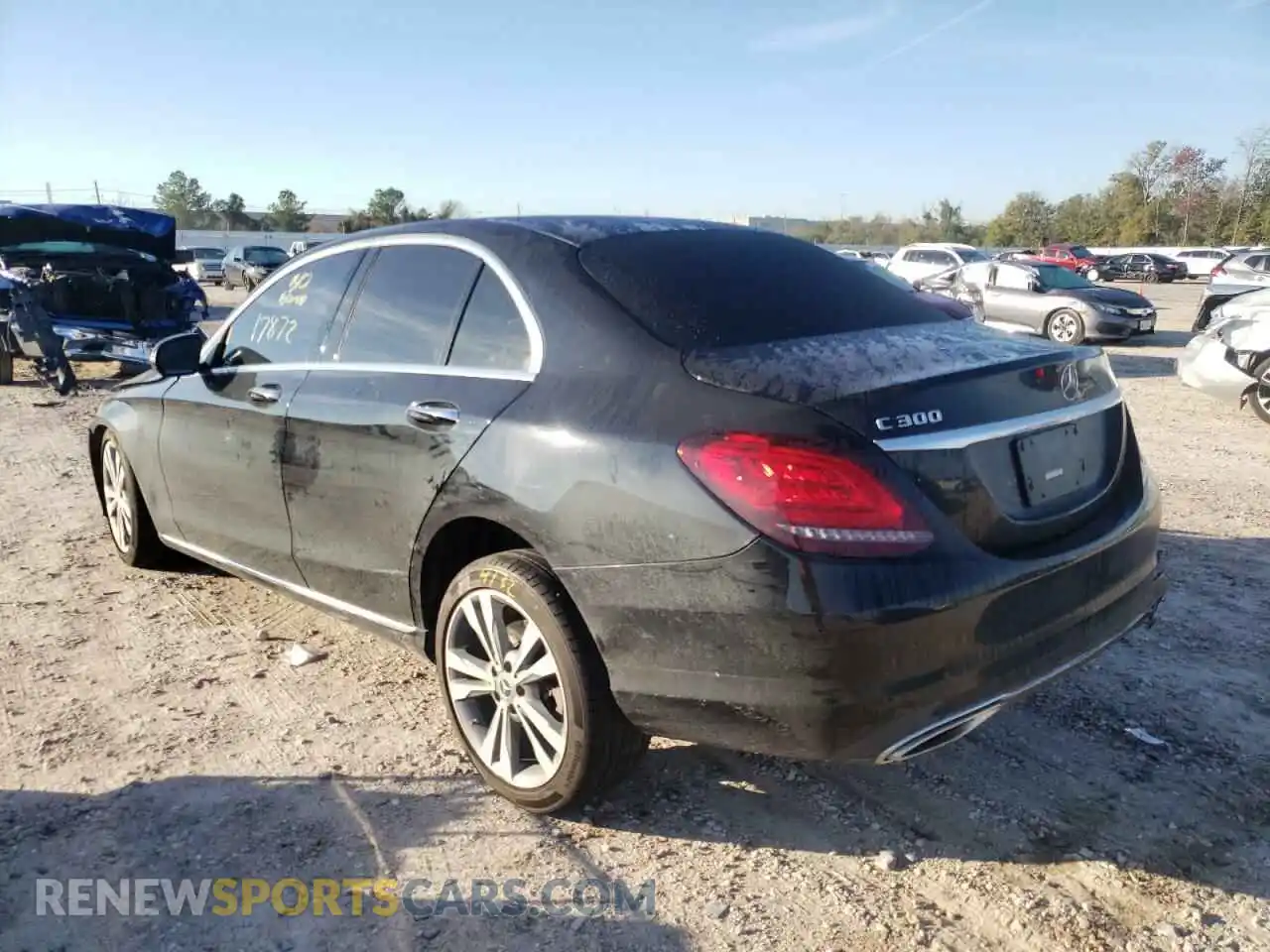 3 Photograph of a damaged car W1KWF8DB6LR576491 MERCEDES-BENZ C-CLASS 2020