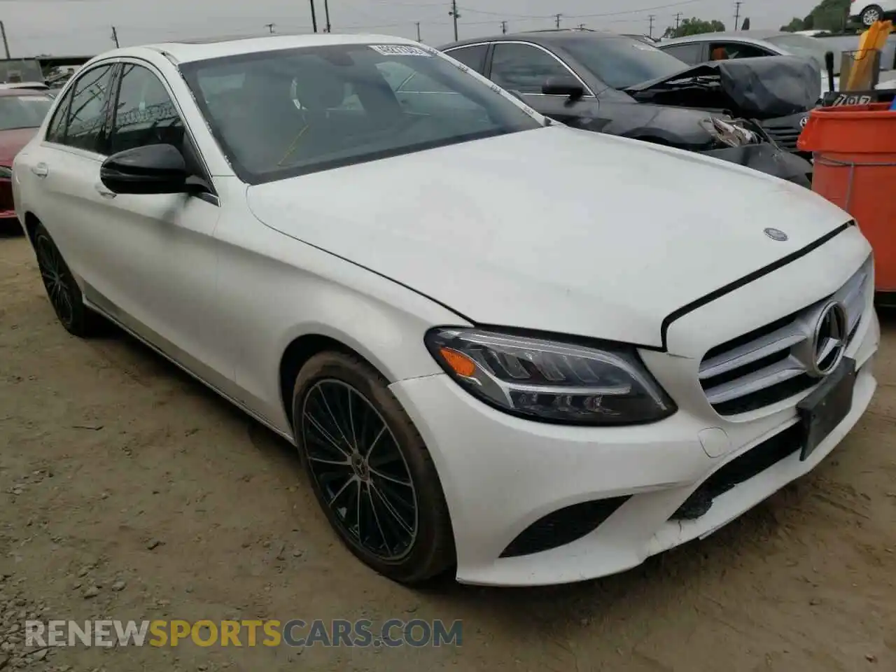 1 Photograph of a damaged car W1KWF8DB6LR578659 MERCEDES-BENZ C-CLASS 2020