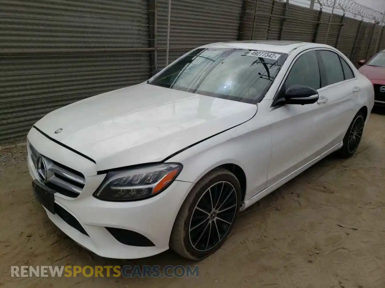 2 Photograph of a damaged car W1KWF8DB6LR578659 MERCEDES-BENZ C-CLASS 2020