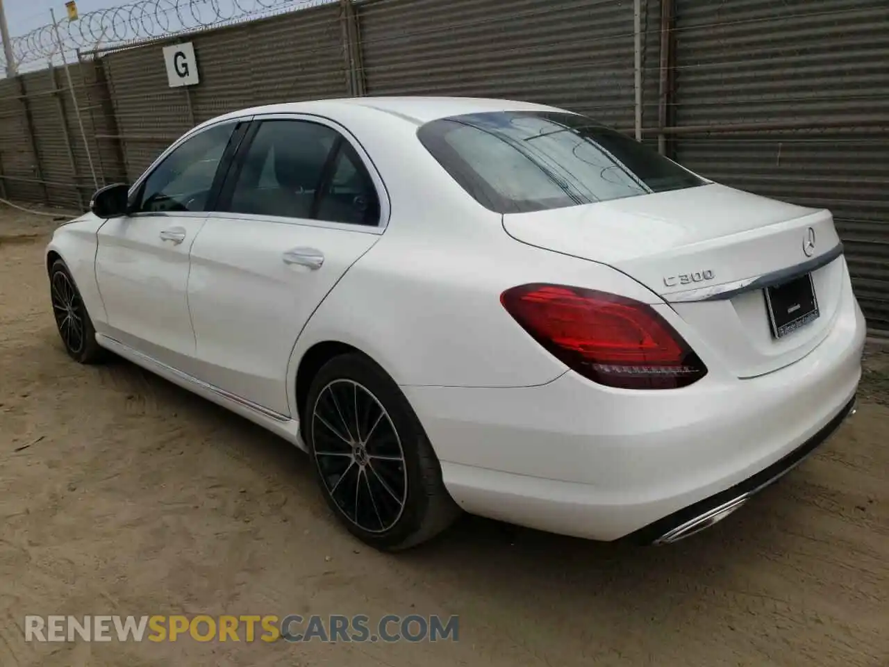 3 Photograph of a damaged car W1KWF8DB6LR578659 MERCEDES-BENZ C-CLASS 2020