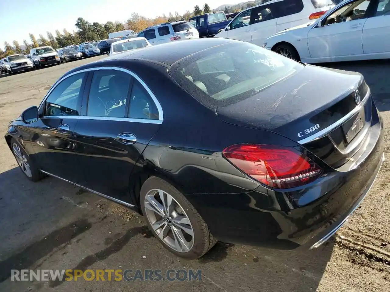 2 Photograph of a damaged car W1KWF8DB7LR600796 MERCEDES-BENZ C-CLASS 2020