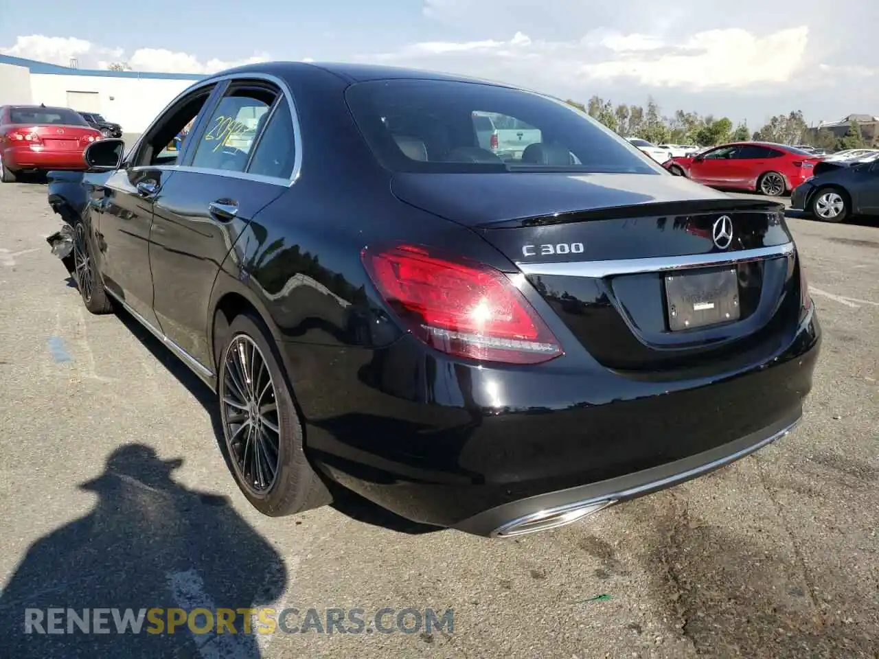 3 Photograph of a damaged car W1KWF8DB8LR593485 MERCEDES-BENZ C-CLASS 2020