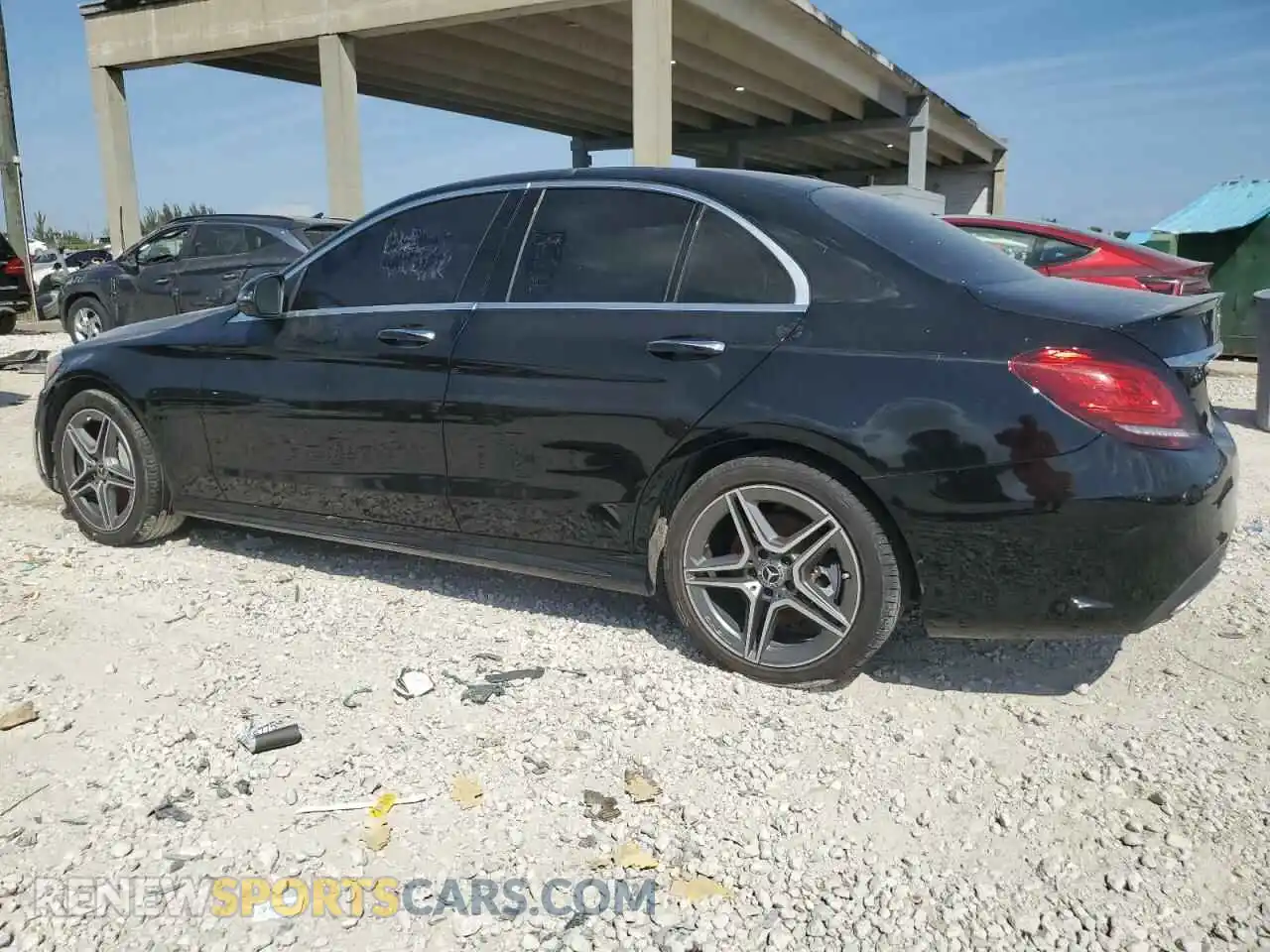 2 Photograph of a damaged car W1KWF8EB4LR580098 MERCEDES-BENZ C-CLASS 2020