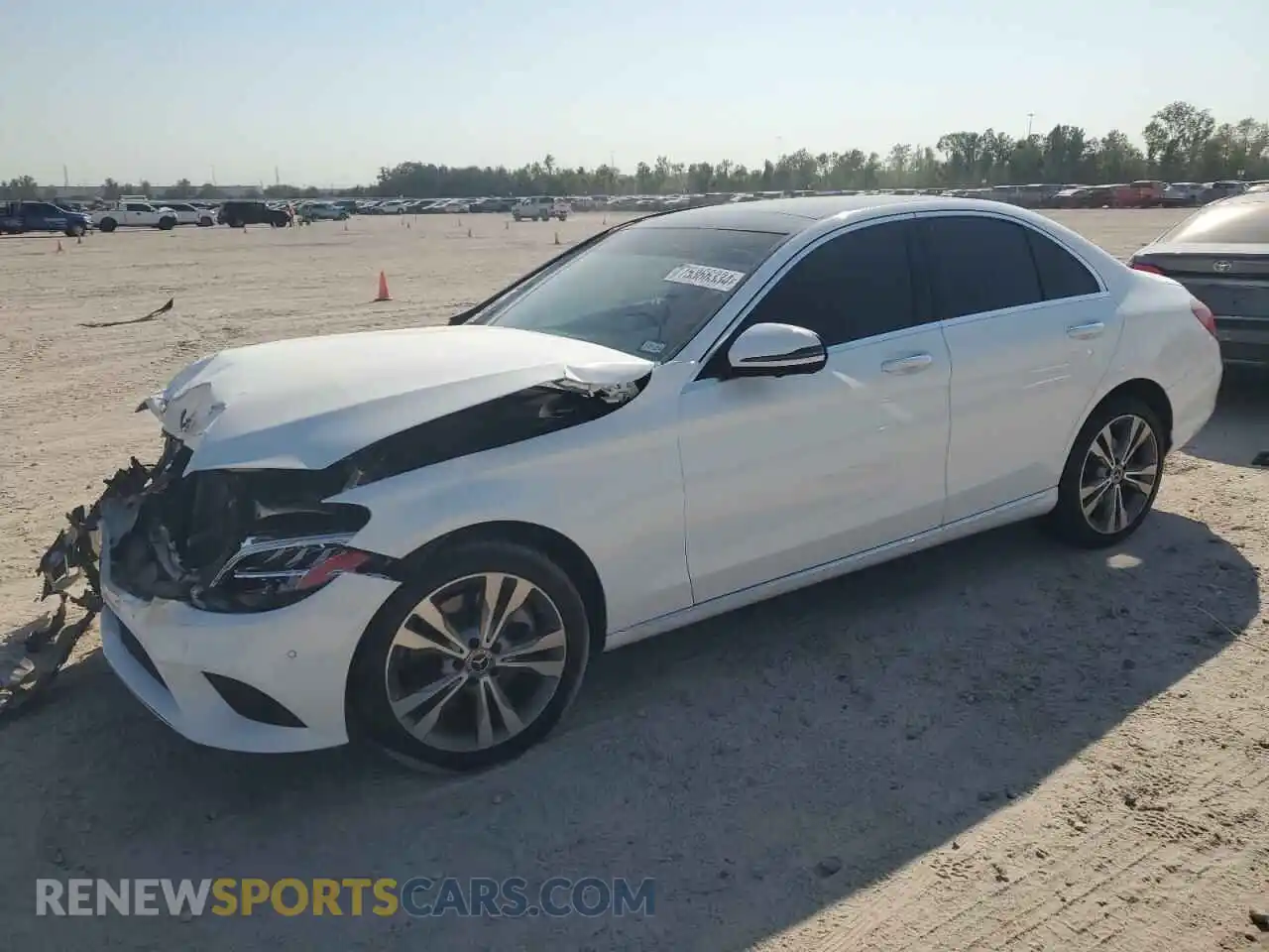 1 fotografías del automóvil dañado W1KWF8EB6LR592561 MERCEDES-BENZ C-CLASS 2020