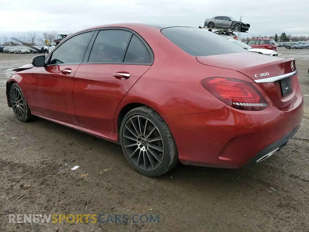 2 Photograph of a damaged car W1KWF8EB7LR600733 MERCEDES-BENZ C-CLASS 2020