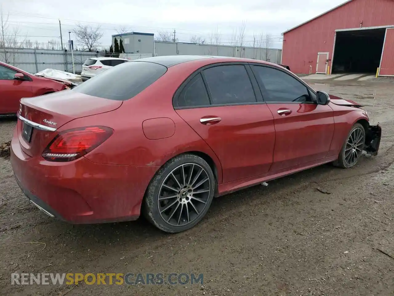 3 Photograph of a damaged car W1KWF8EB7LR600733 MERCEDES-BENZ C-CLASS 2020