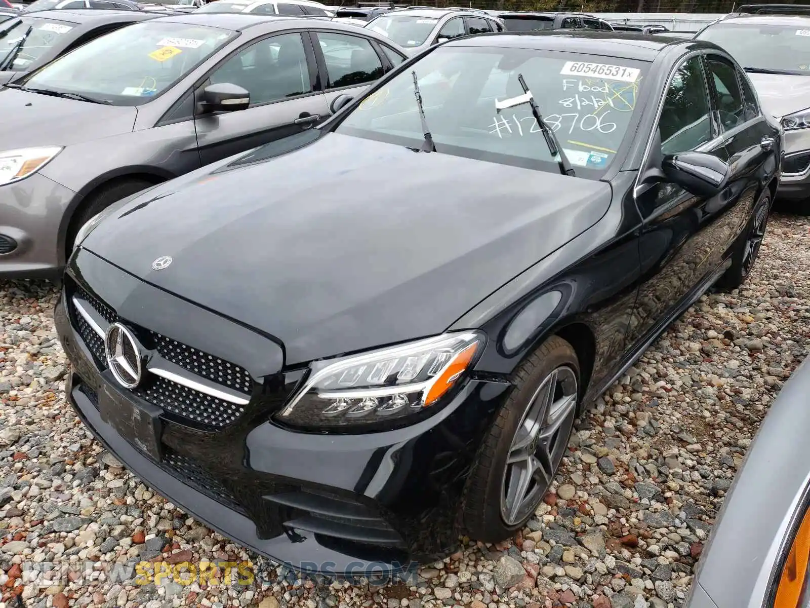 2 Photograph of a damaged car W1KWF8EB9LR595390 MERCEDES-BENZ C-CLASS 2020