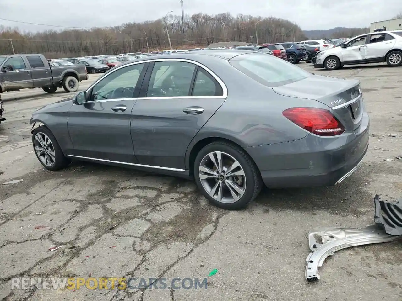 2 Photograph of a damaged car W1KWF8EB9LR602130 MERCEDES-BENZ C-CLASS 2020