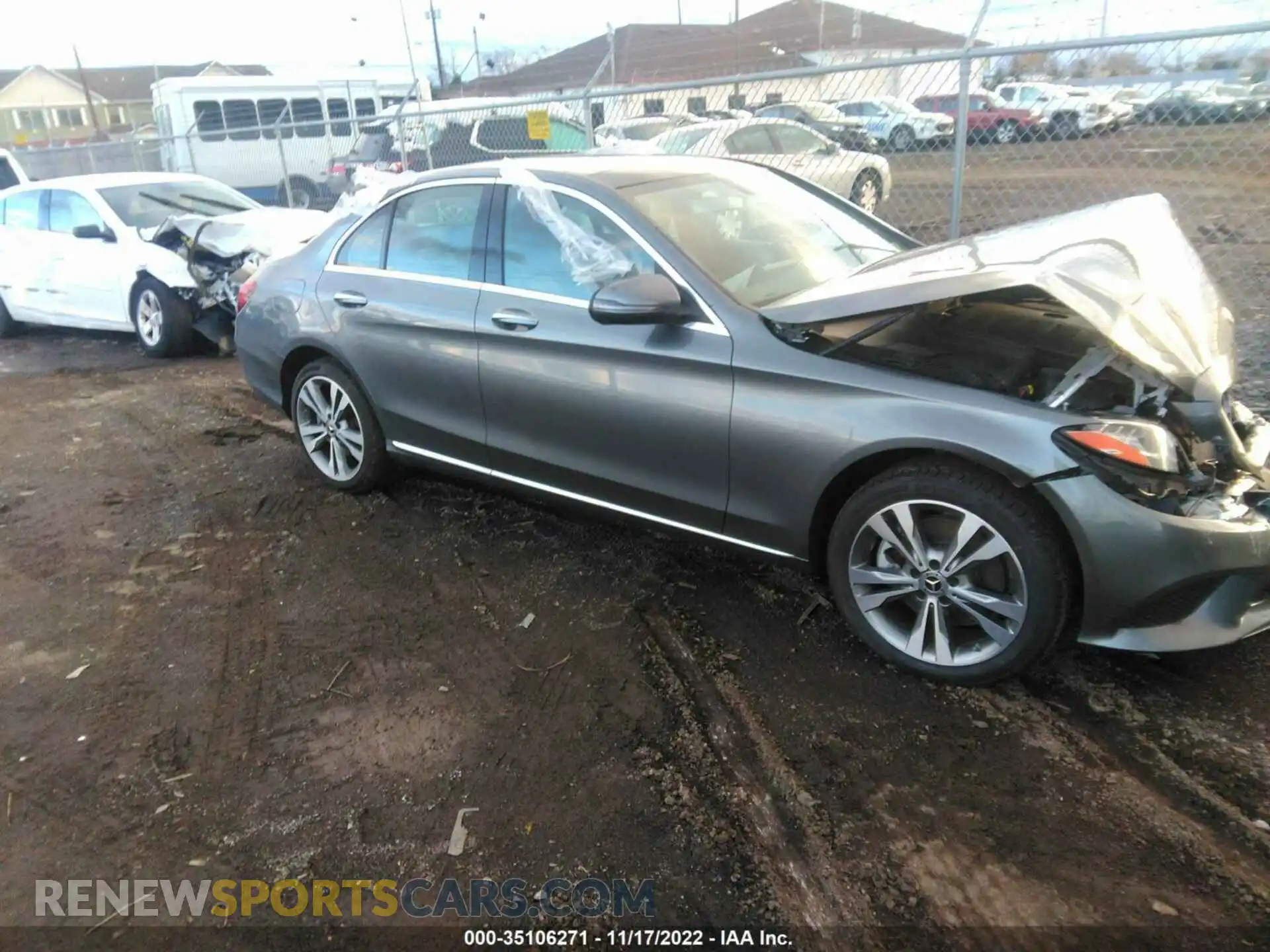 1 Photograph of a damaged car W1KWF8EBXLR590814 MERCEDES-BENZ C-CLASS 2020