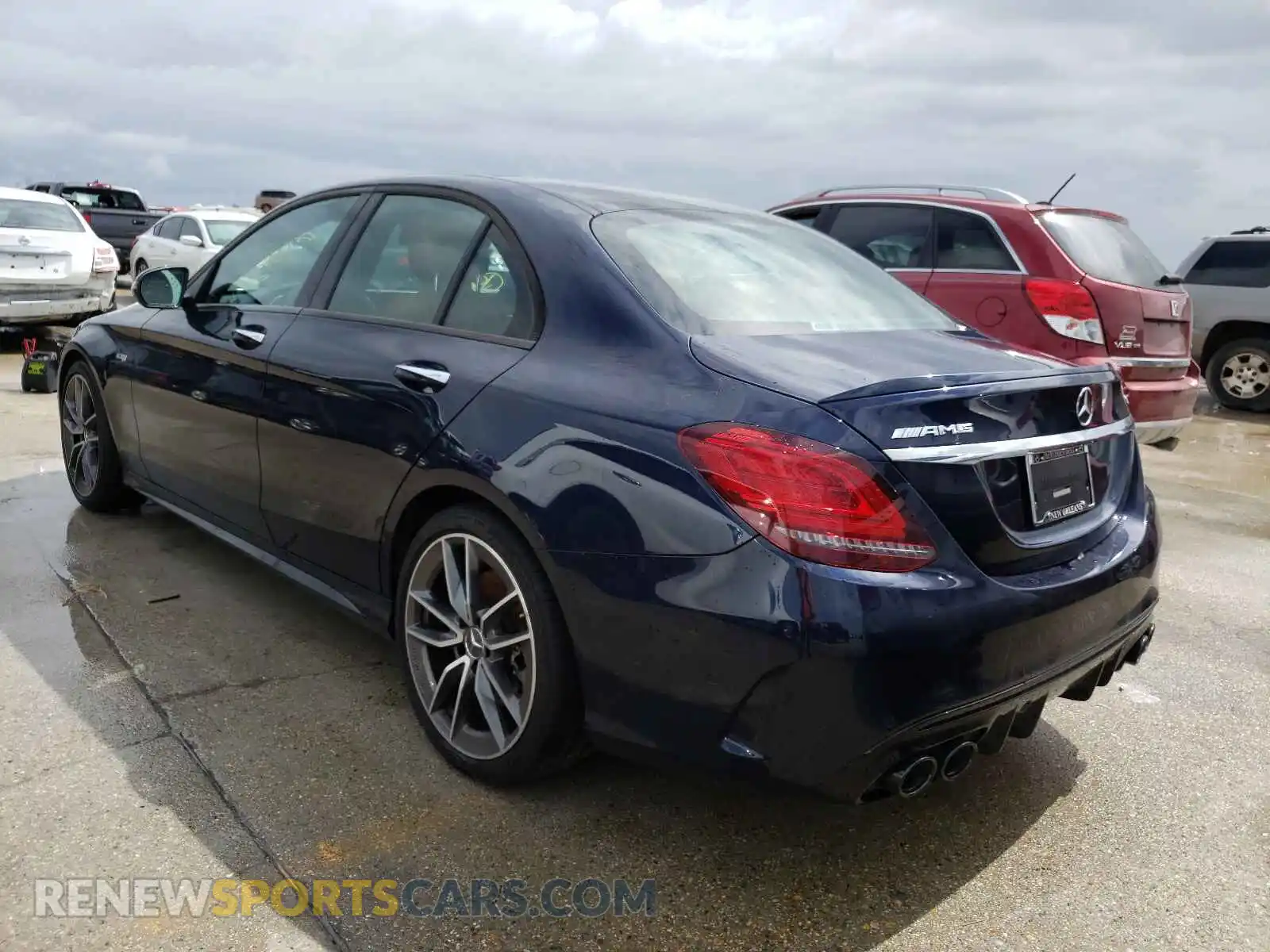 3 Photograph of a damaged car WDDWF6EB1LR563635 MERCEDES-BENZ C-CLASS 2020
