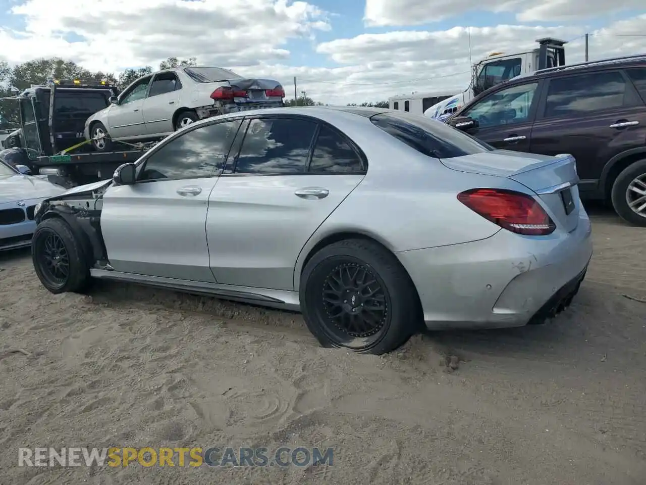2 Photograph of a damaged car WDDWF6EB2LR563806 MERCEDES-BENZ C-CLASS 2020