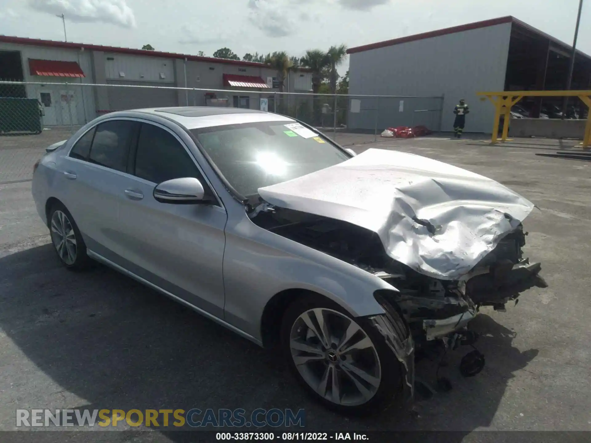 1 Photograph of a damaged car WDDWF8DB0LR556432 MERCEDES-BENZ C-CLASS 2020