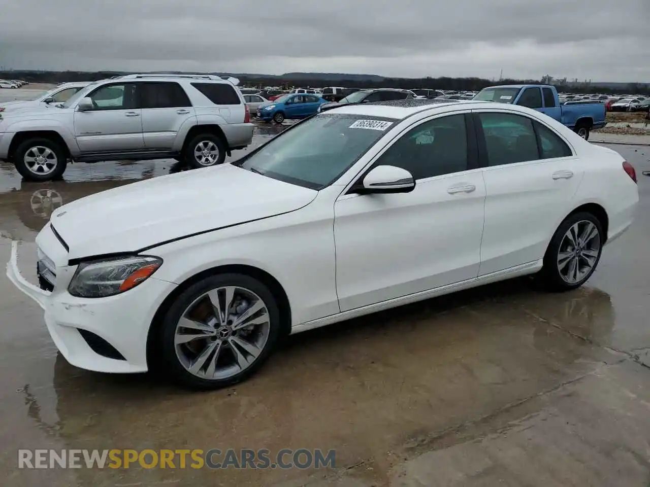1 Photograph of a damaged car WDDWF8DB1LR539073 MERCEDES-BENZ C-CLASS 2020