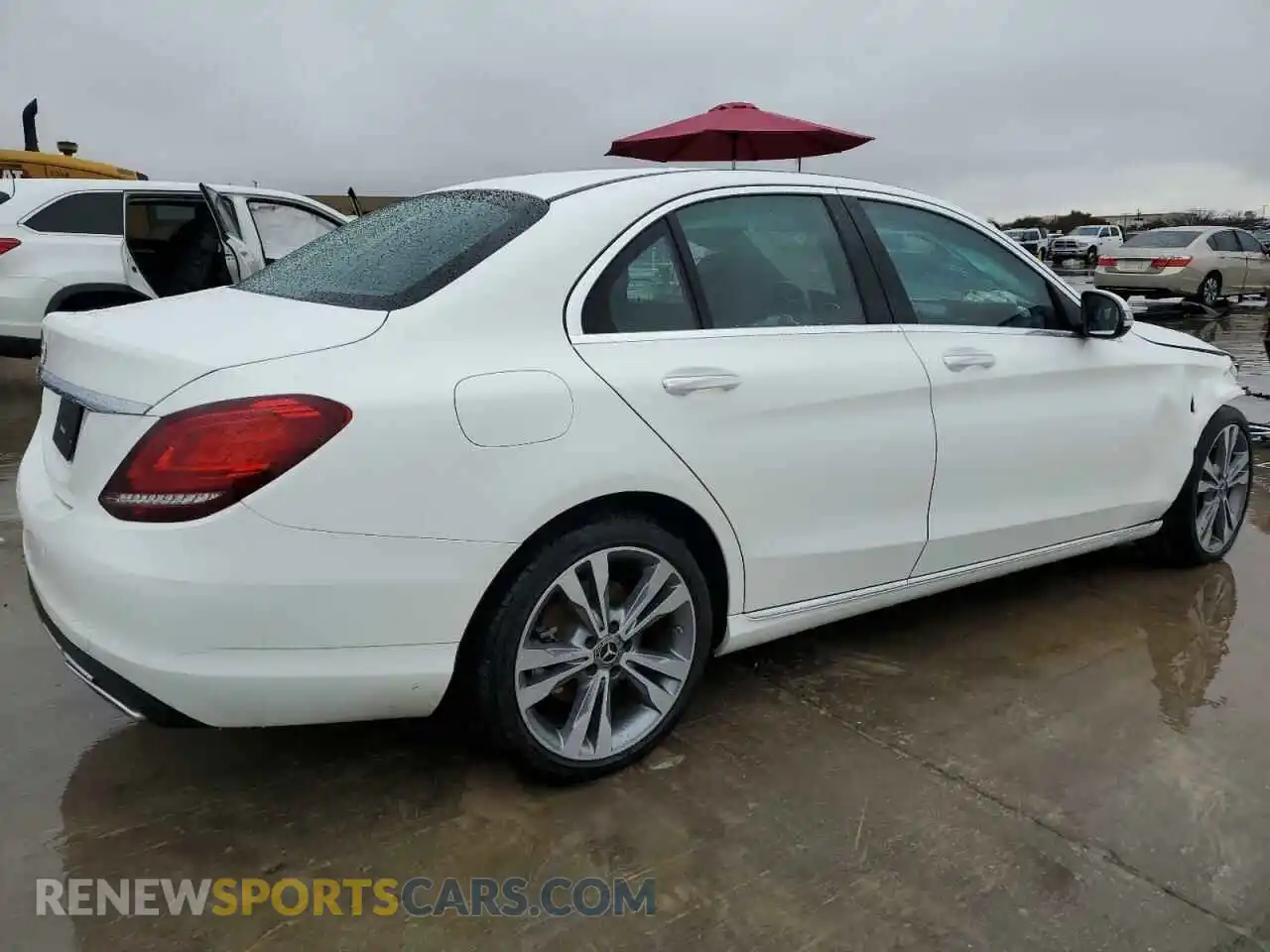 3 Photograph of a damaged car WDDWF8DB1LR539073 MERCEDES-BENZ C-CLASS 2020