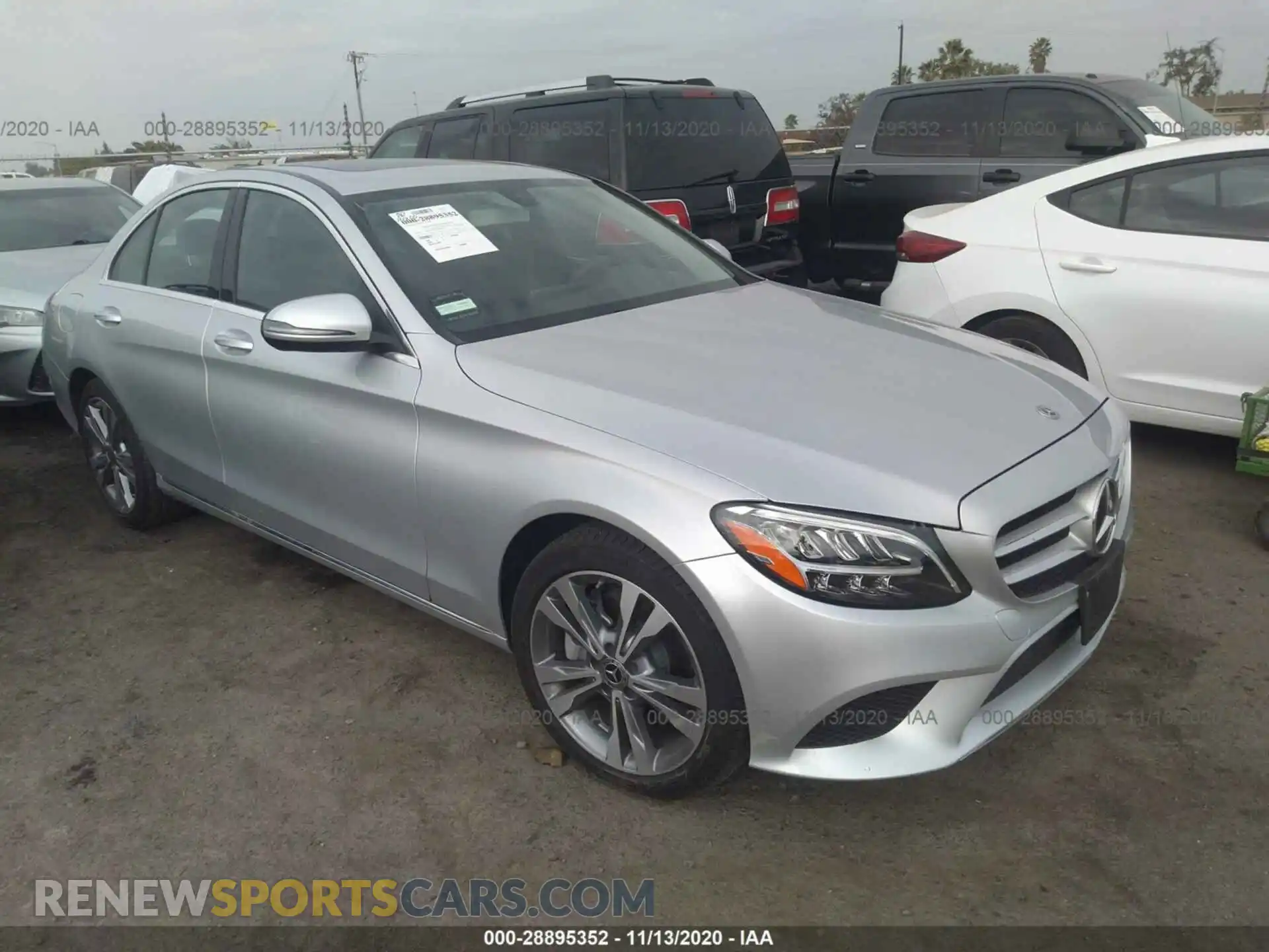 1 Photograph of a damaged car WDDWF8DB2LR531192 MERCEDES-BENZ C-CLASS 2020