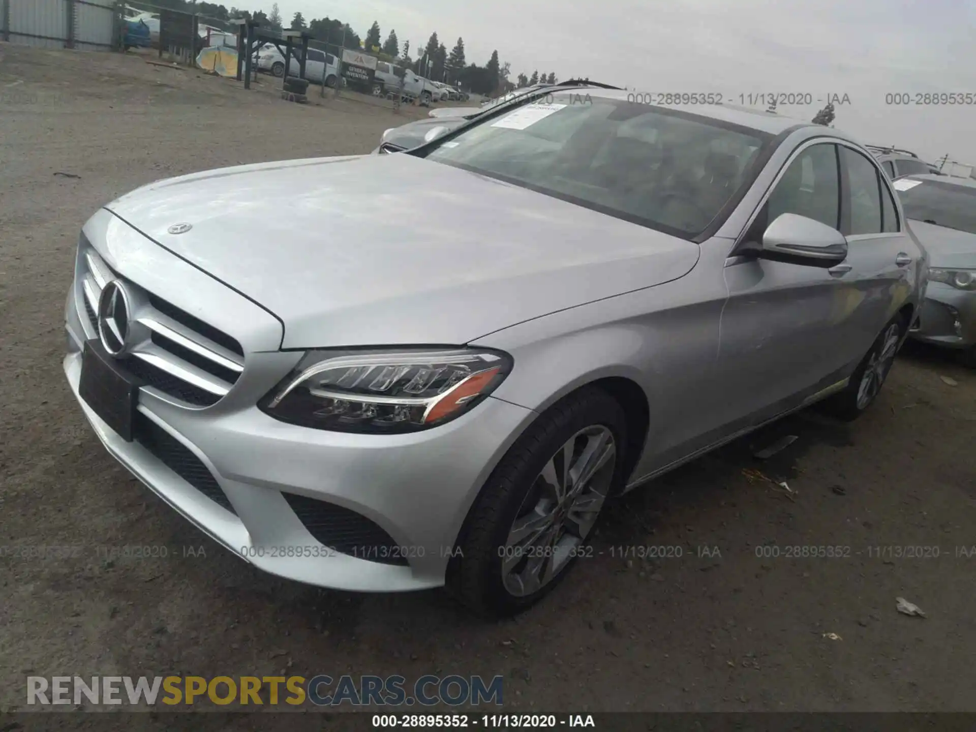 2 Photograph of a damaged car WDDWF8DB2LR531192 MERCEDES-BENZ C-CLASS 2020