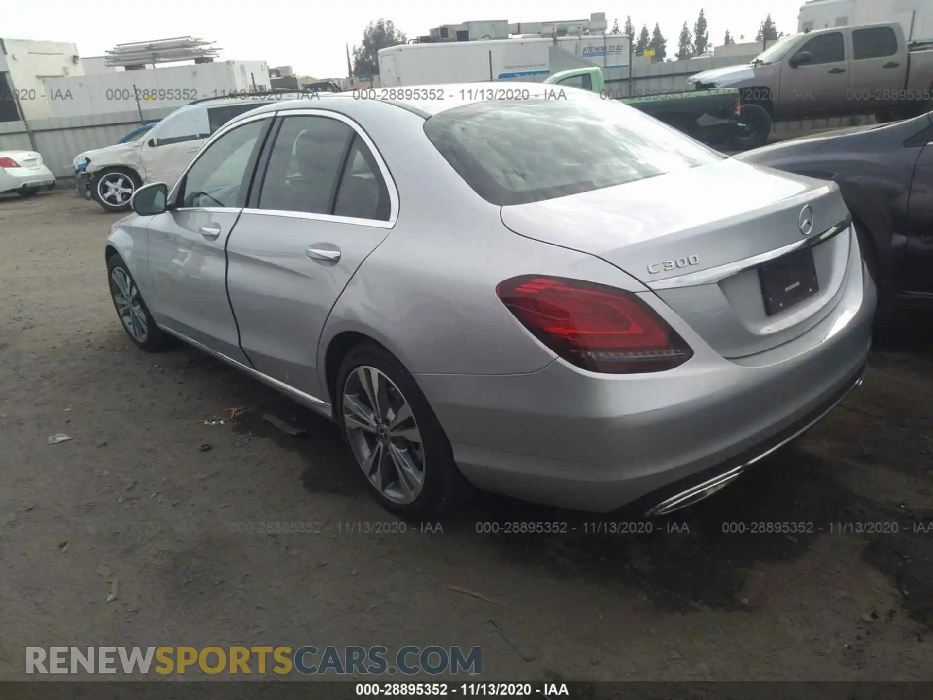 3 Photograph of a damaged car WDDWF8DB2LR531192 MERCEDES-BENZ C-CLASS 2020