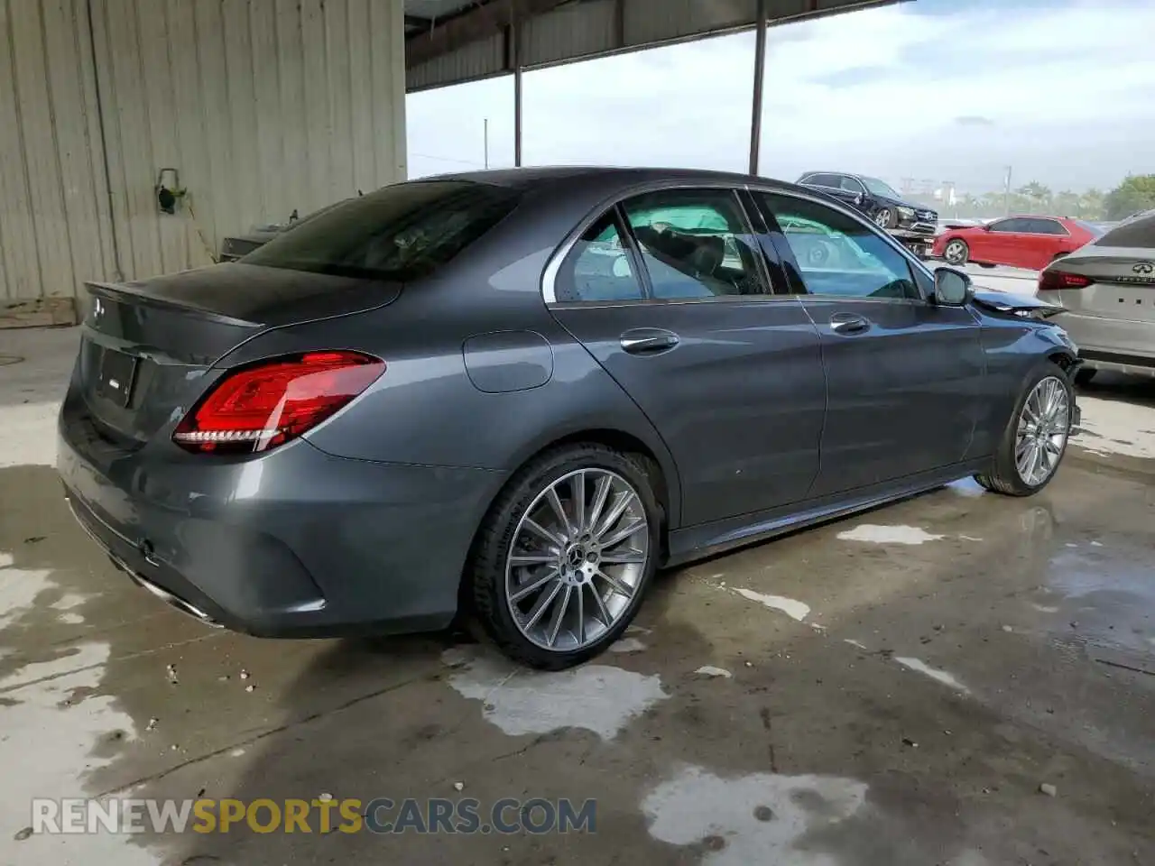 3 Photograph of a damaged car WDDWF8DB2LR551359 MERCEDES-BENZ C-CLASS 2020