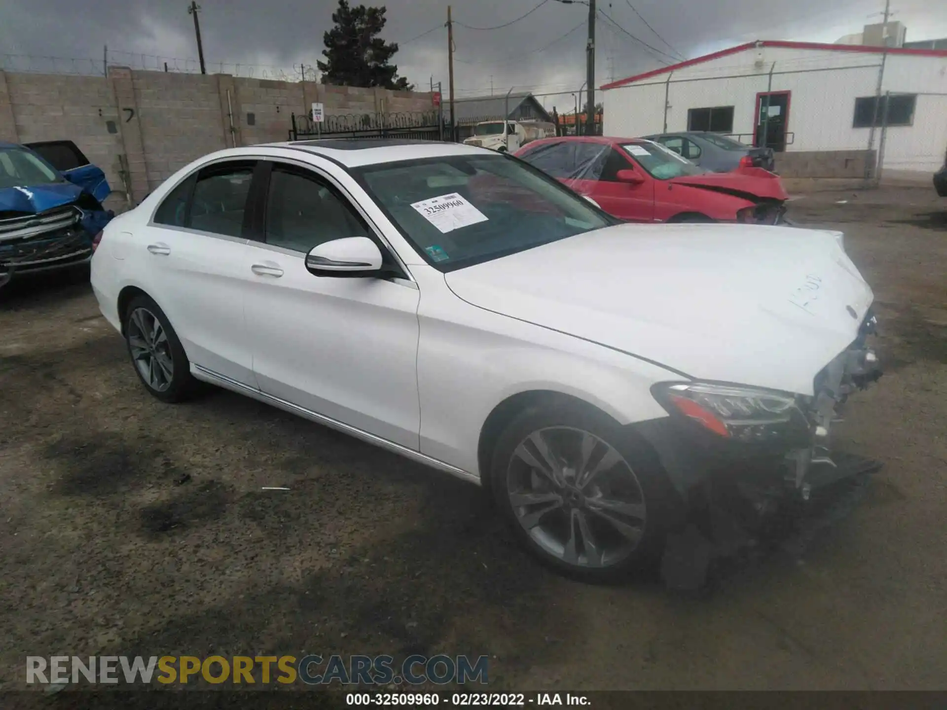 1 Photograph of a damaged car WDDWF8DB2LR560109 MERCEDES-BENZ C-CLASS 2020