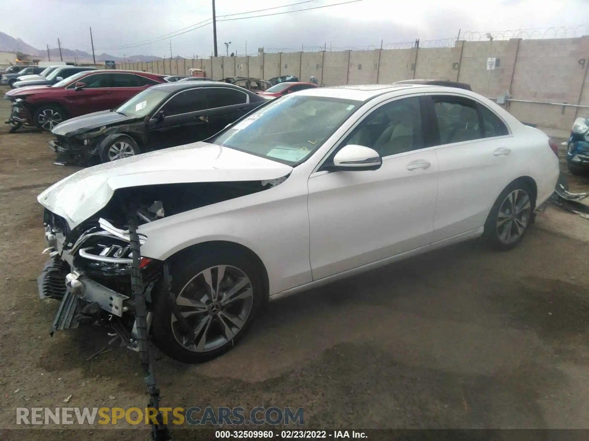 2 Photograph of a damaged car WDDWF8DB2LR560109 MERCEDES-BENZ C-CLASS 2020