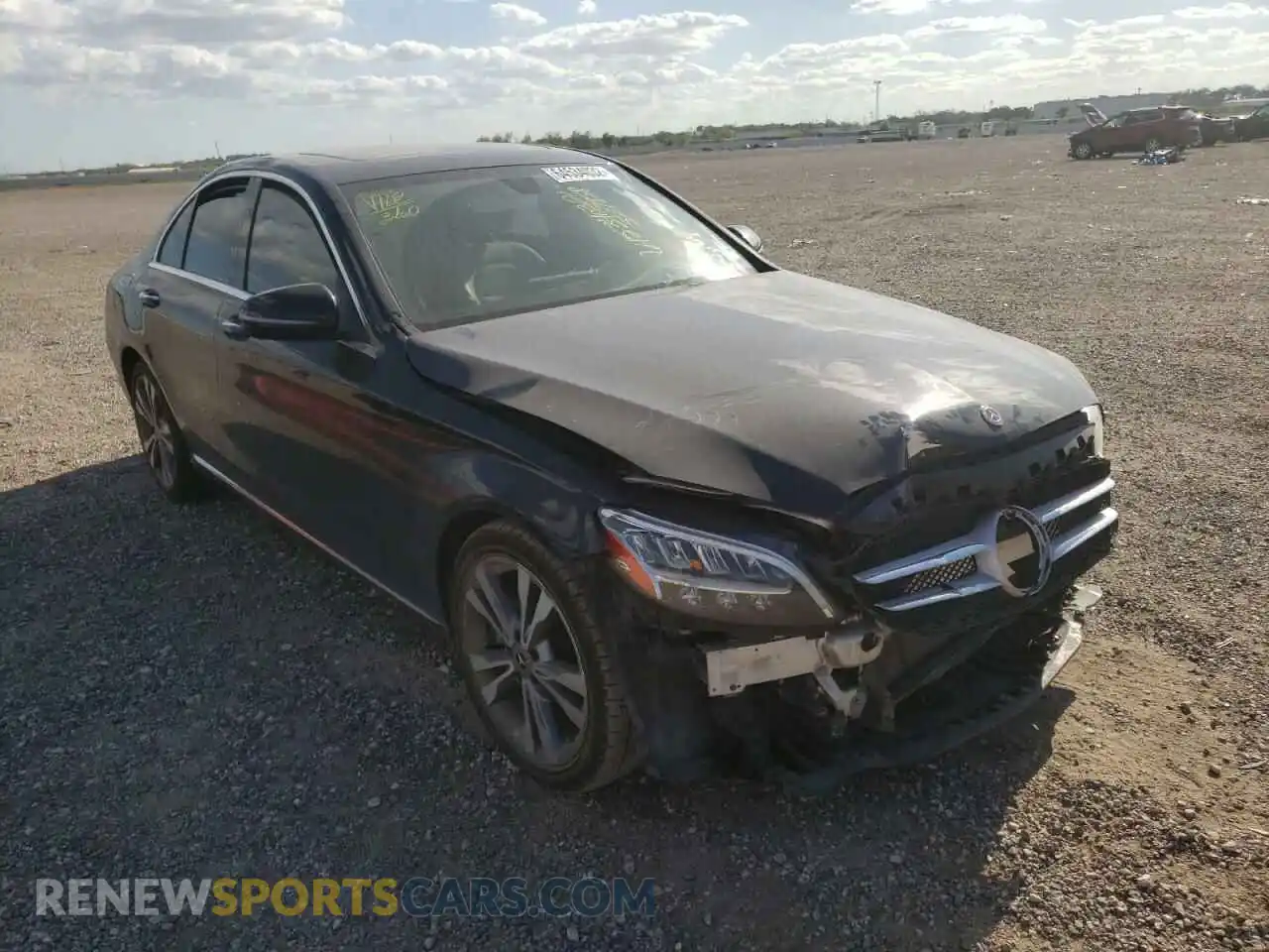 1 Photograph of a damaged car WDDWF8DB3LR527958 MERCEDES-BENZ C-CLASS 2020