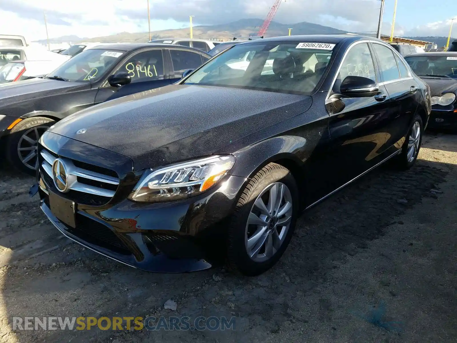 2 Photograph of a damaged car WDDWF8DB3LR557705 MERCEDES-BENZ C CLASS 2020