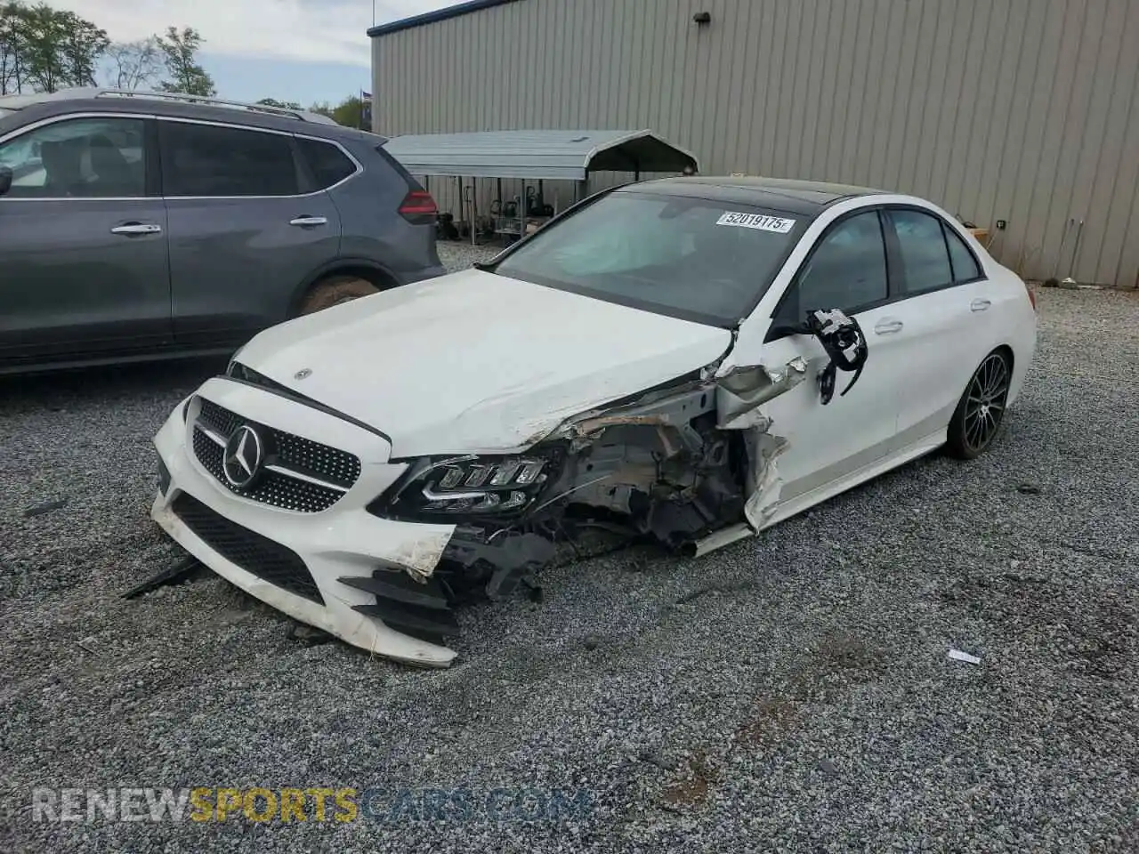 1 Фотография поврежденного автомобиля WDDWF8DB4LR558023 MERCEDES-BENZ C-CLASS 2020