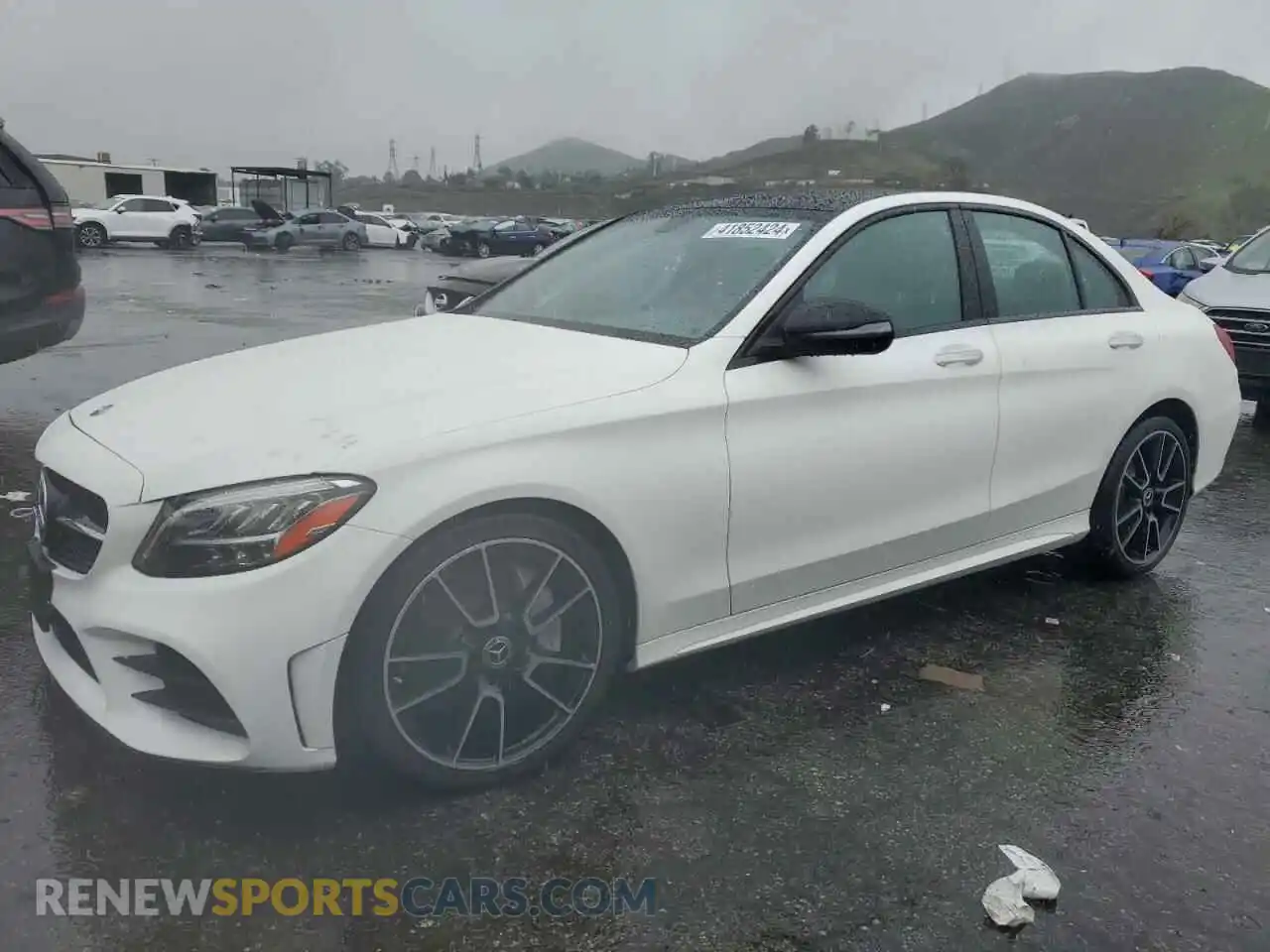 1 Photograph of a damaged car WDDWF8DB5LR549833 MERCEDES-BENZ C-CLASS 2020