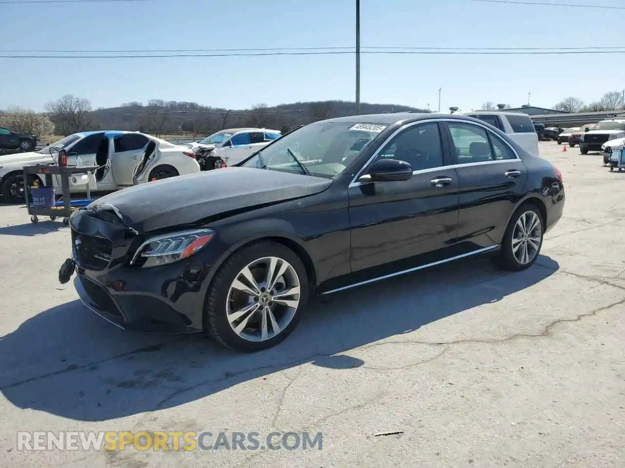 1 Photograph of a damaged car WDDWF8DB5LR563862 MERCEDES-BENZ C-CLASS 2020