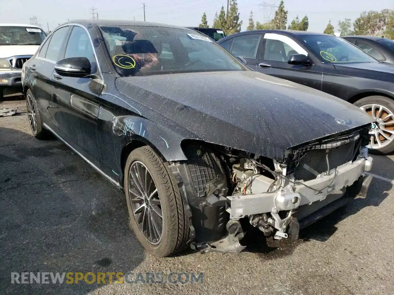 1 Photograph of a damaged car WDDWF8DB6LR547007 MERCEDES-BENZ C-CLASS 2020