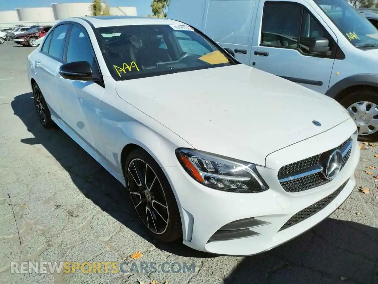1 Photograph of a damaged car WDDWF8DB6LR551820 MERCEDES-BENZ C-CLASS 2020