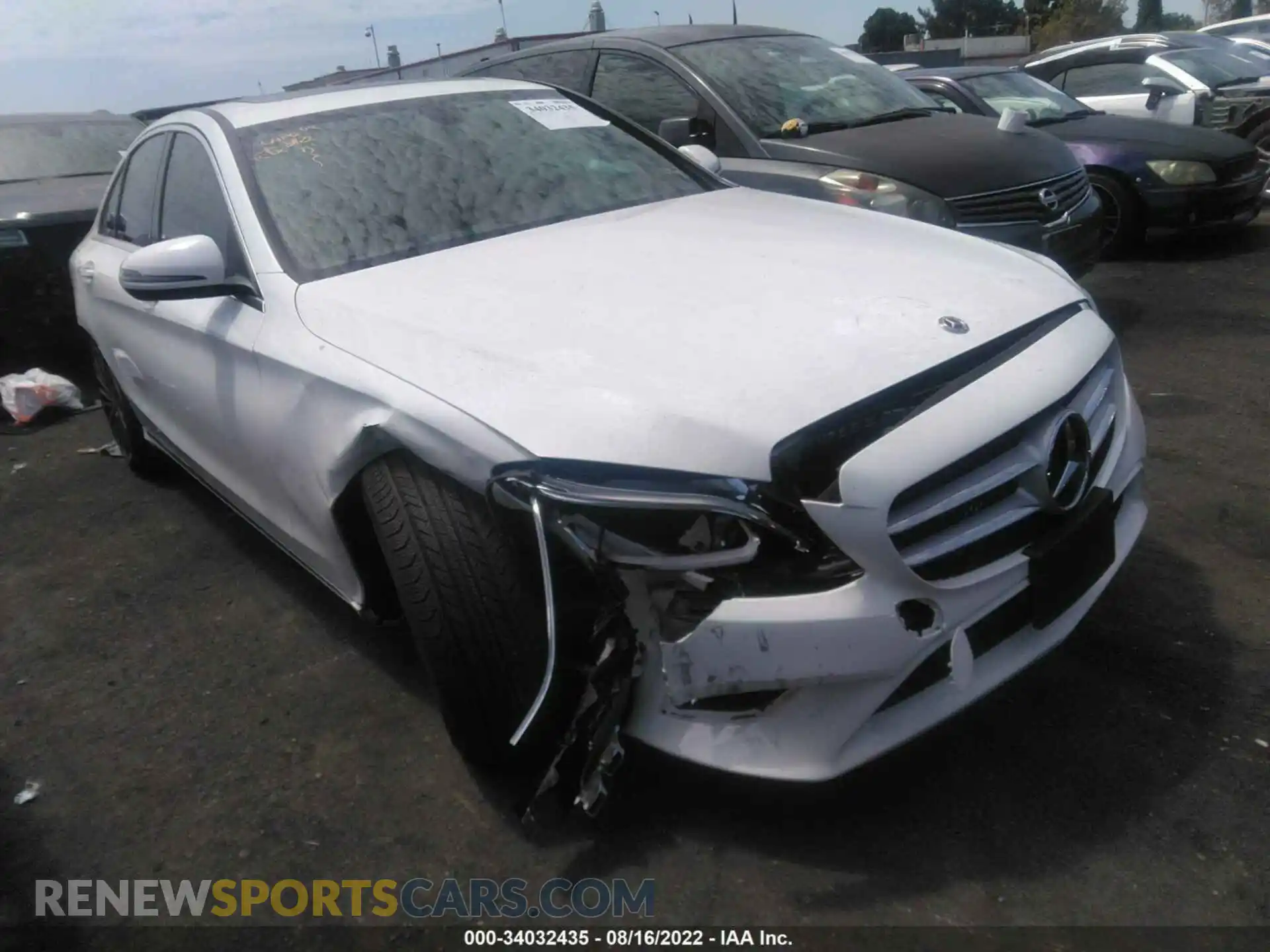 1 Photograph of a damaged car WDDWF8DB7LR542530 MERCEDES-BENZ C-CLASS 2020