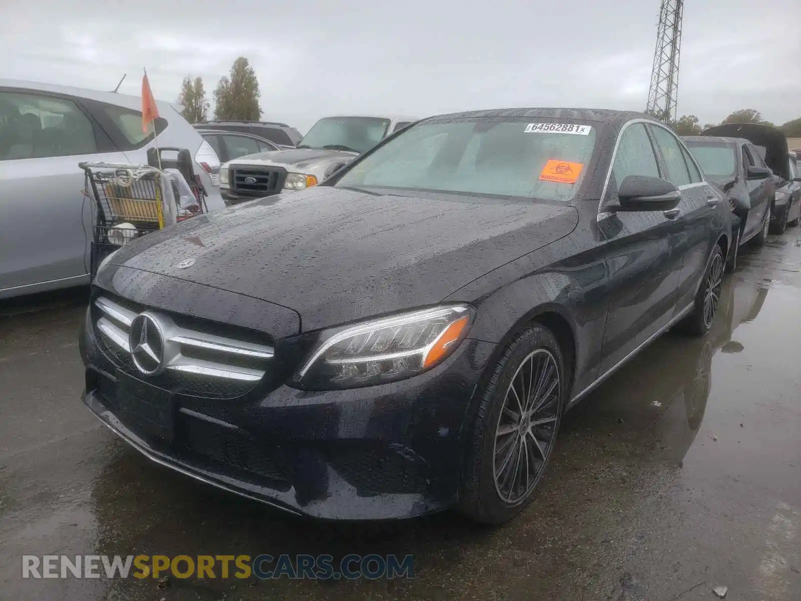 2 Photograph of a damaged car WDDWF8DB7LR550286 MERCEDES-BENZ C-CLASS 2020
