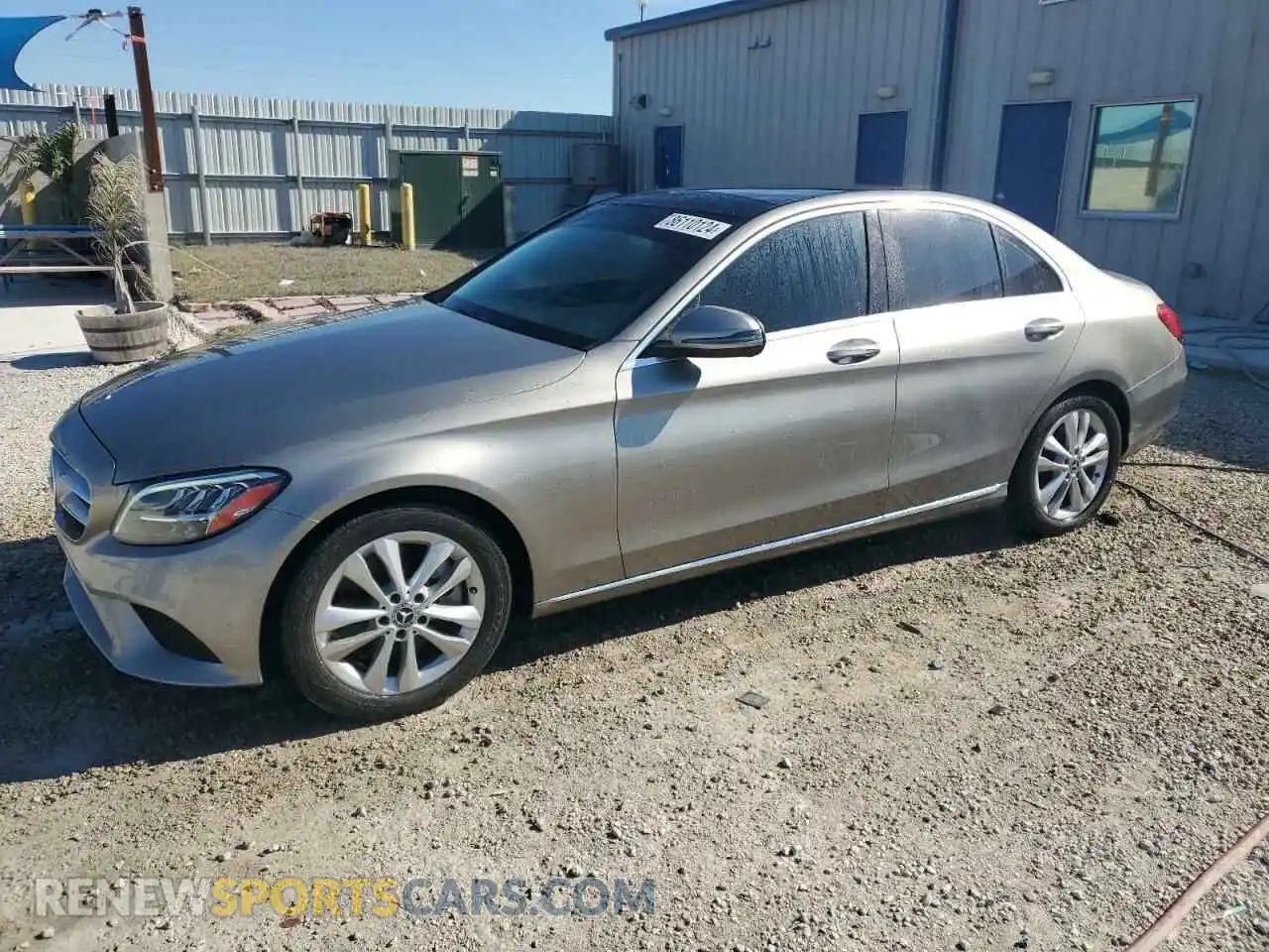 1 Photograph of a damaged car WDDWF8DB8LR526322 MERCEDES-BENZ C-CLASS 2020