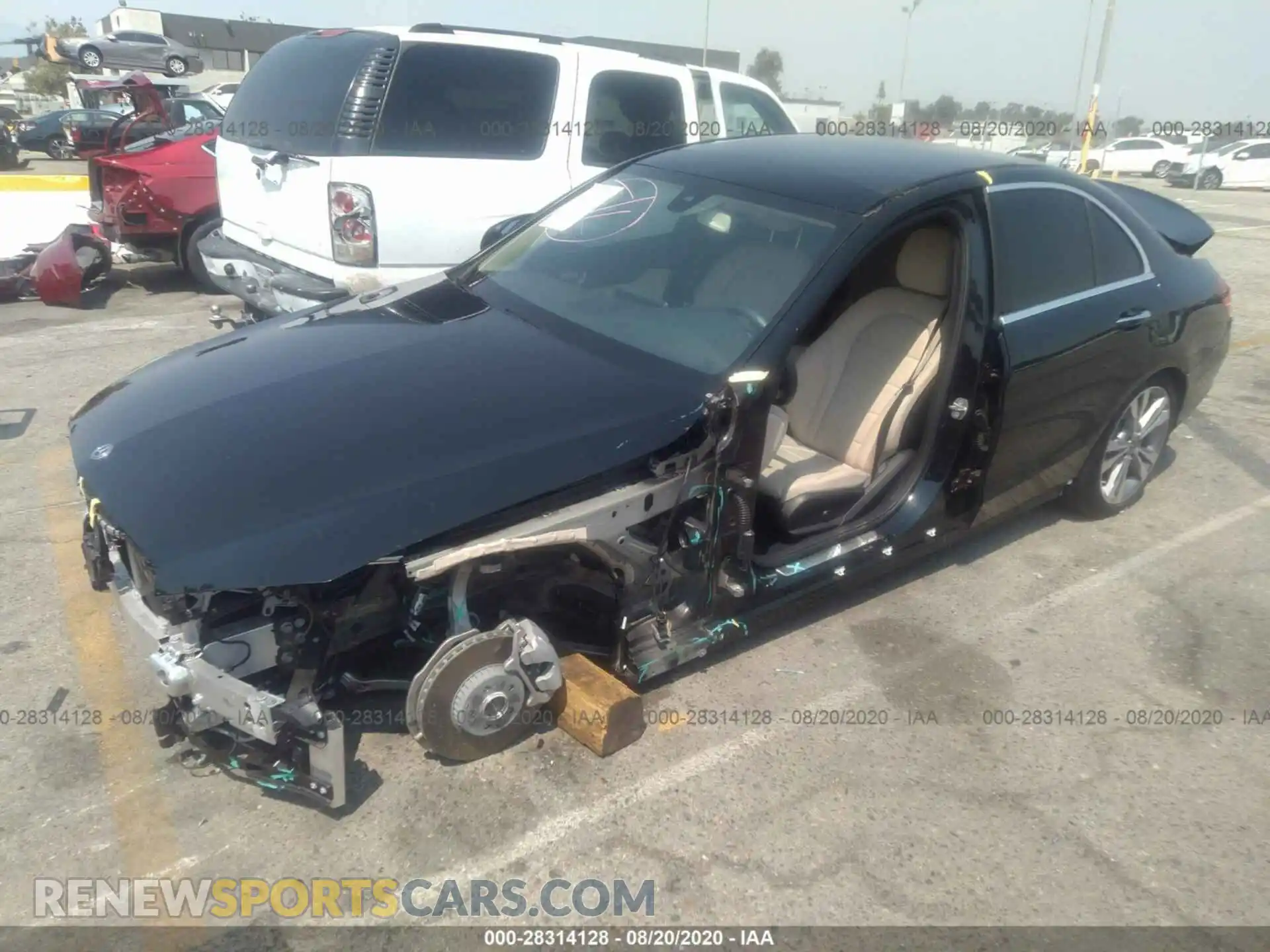 2 Photograph of a damaged car WDDWF8DB8LR558722 MERCEDES-BENZ C-CLASS 2020