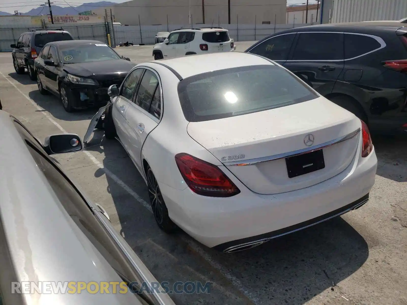 3 Photograph of a damaged car WDDWF8DBXLR525589 MERCEDES-BENZ C-CLASS 2020