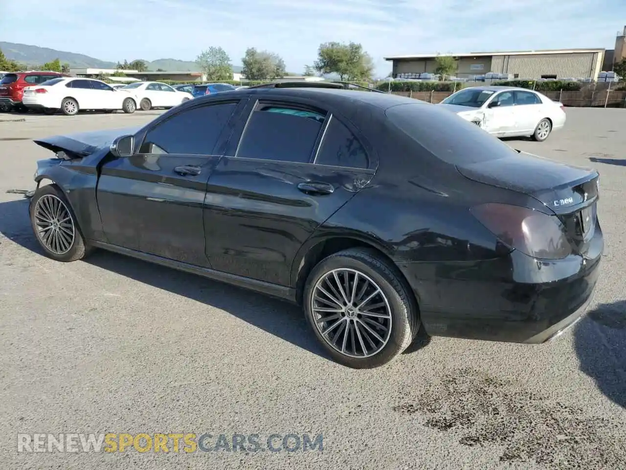 2 Photograph of a damaged car WDDWF8EB0LR540472 MERCEDES-BENZ C-CLASS 2020