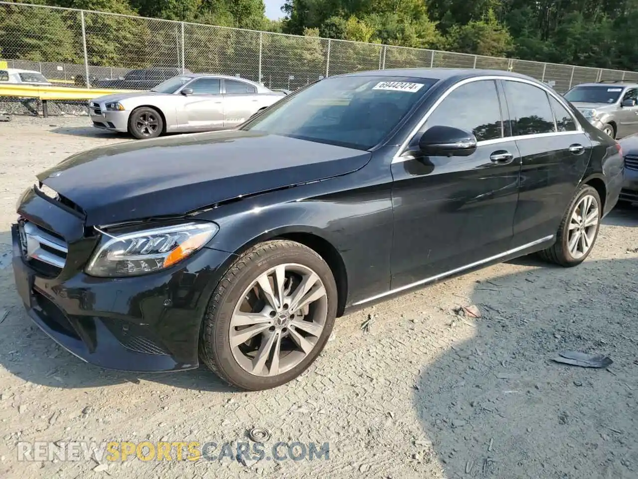 1 Photograph of a damaged car WDDWF8EB0LR548944 MERCEDES-BENZ C-CLASS 2020