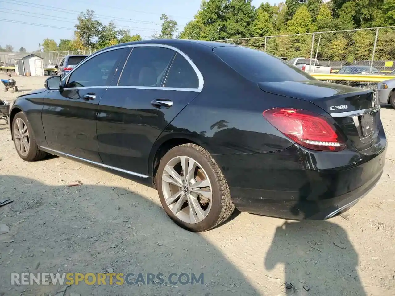 2 Photograph of a damaged car WDDWF8EB0LR548944 MERCEDES-BENZ C-CLASS 2020