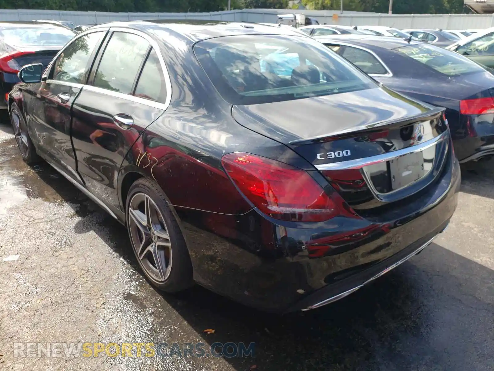 3 Photograph of a damaged car WDDWF8EB0LR564643 MERCEDES-BENZ C-CLASS 2020