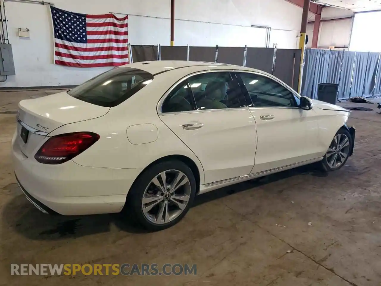 3 Photograph of a damaged car WDDWF8EB2LR531434 MERCEDES-BENZ C-CLASS 2020