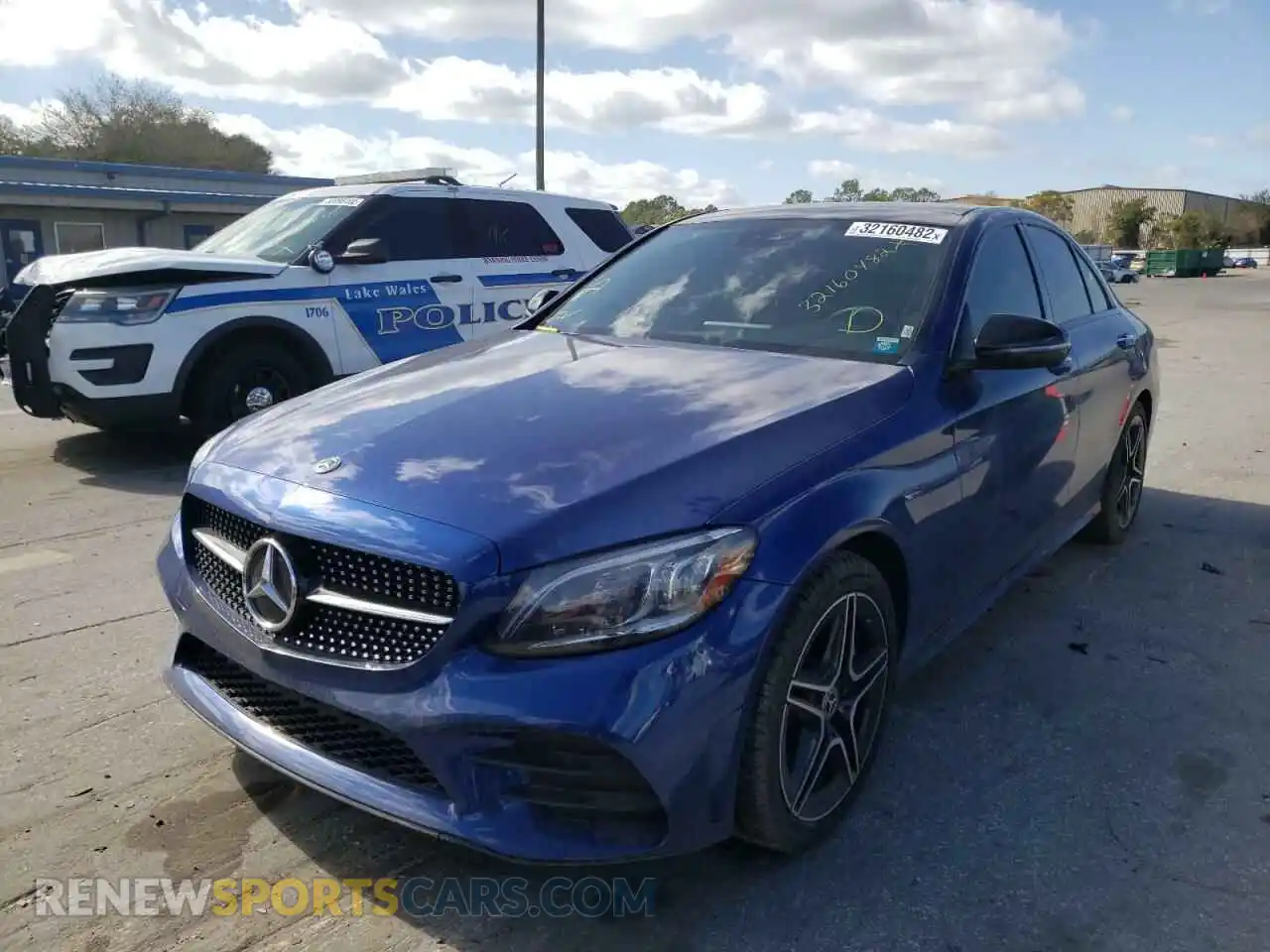 2 Photograph of a damaged car WDDWF8EB3LR562465 MERCEDES-BENZ C-CLASS 2020